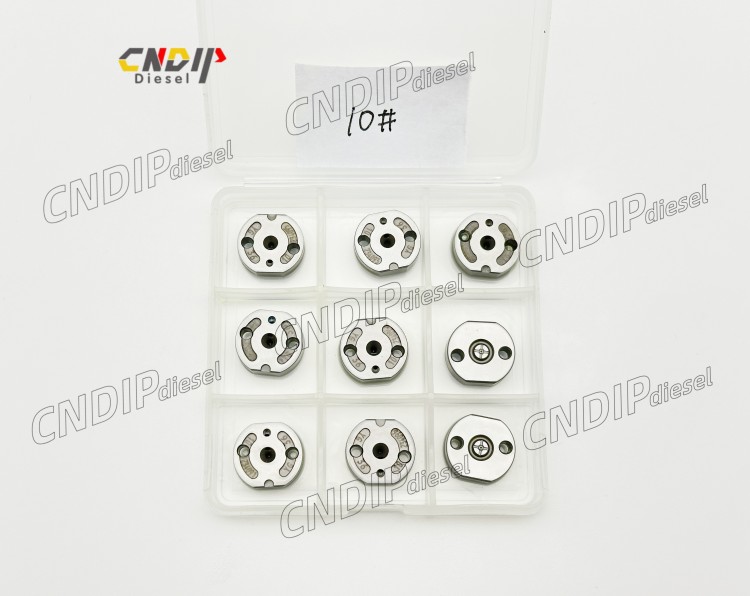 CNDIP 10# Diesel Common Rail Parts Orifice Valve Plate 10 # for Injector 095000-6353 / 5125